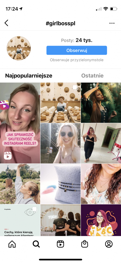 instagram reels w polsce